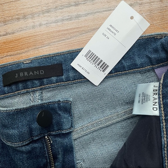 J Brand Jules Urbanite High Rise Straight Leg Ankle Jeans - Picture 7 of 11